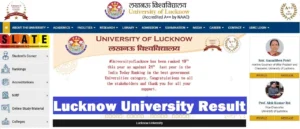 university of lucknow result