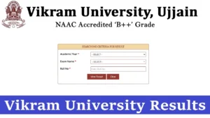 vikram university result