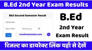 b.ed 2nd year result