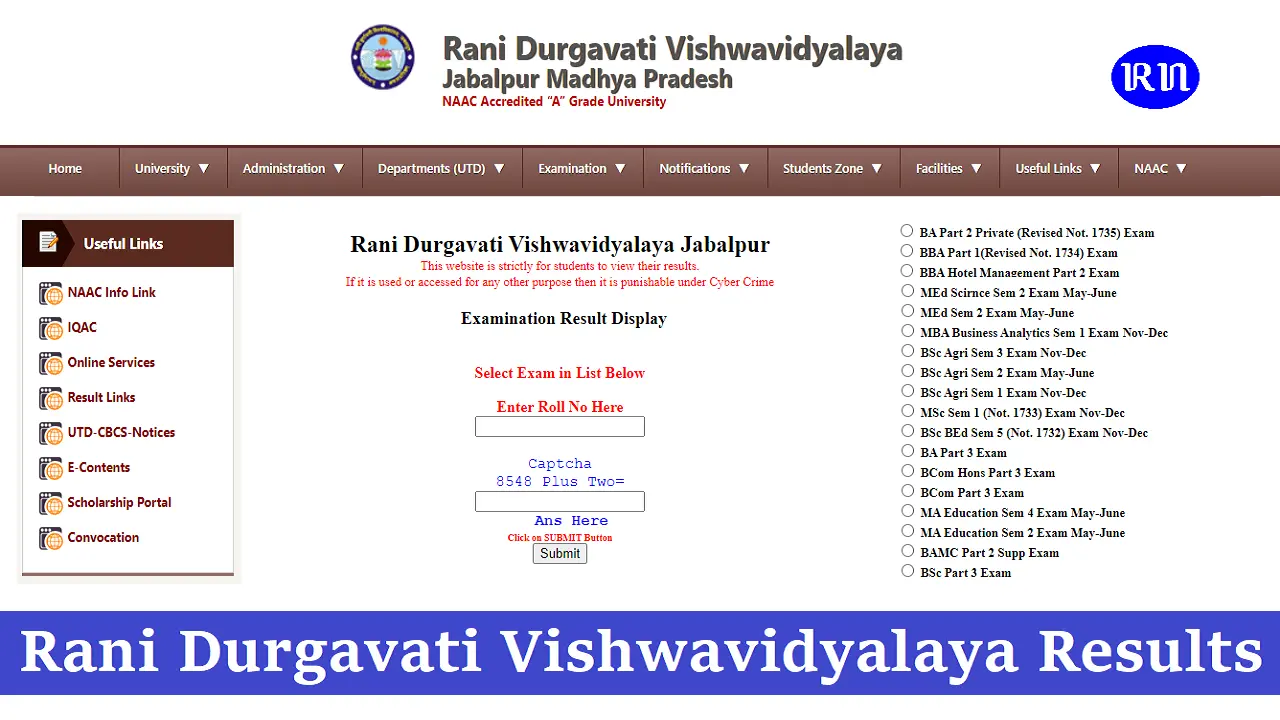 rdvv result