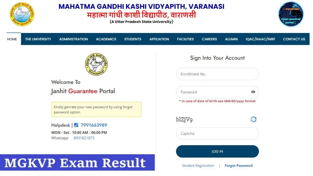 mgkvp ba 2nd year result