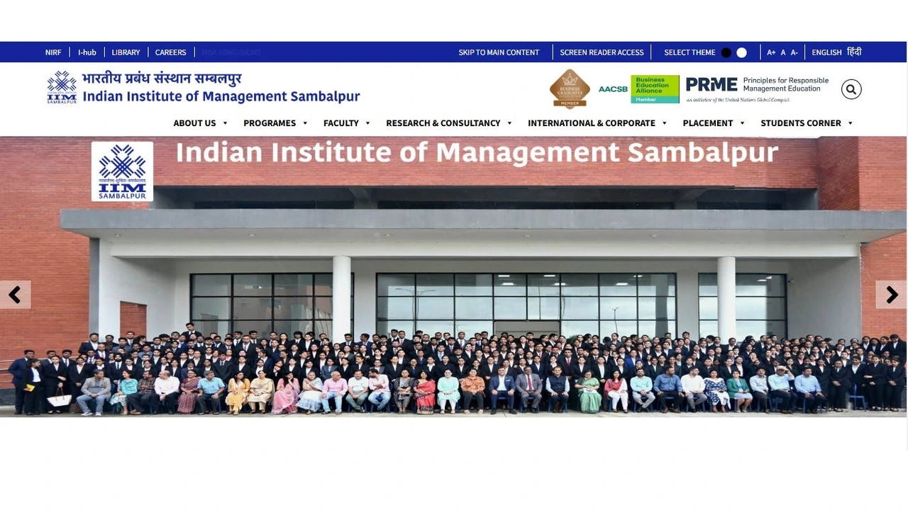 IIM Sambalpur Admission Process For MBA Programme 2025-27