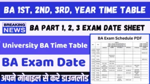 ba time table