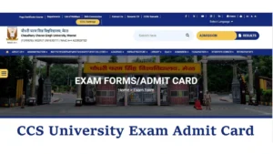 ccsu admit card