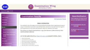 du ba 2nd year result