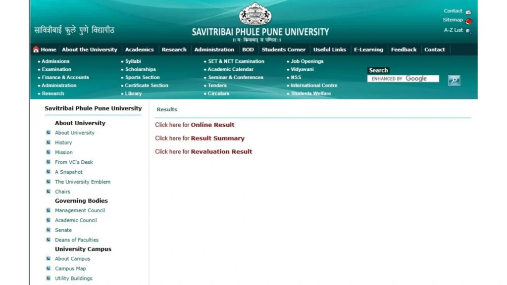 sppu result