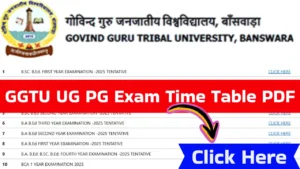 ggtu time table