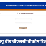 mdsu ba 3rd year result