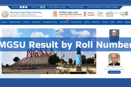 mgsu result by roll number